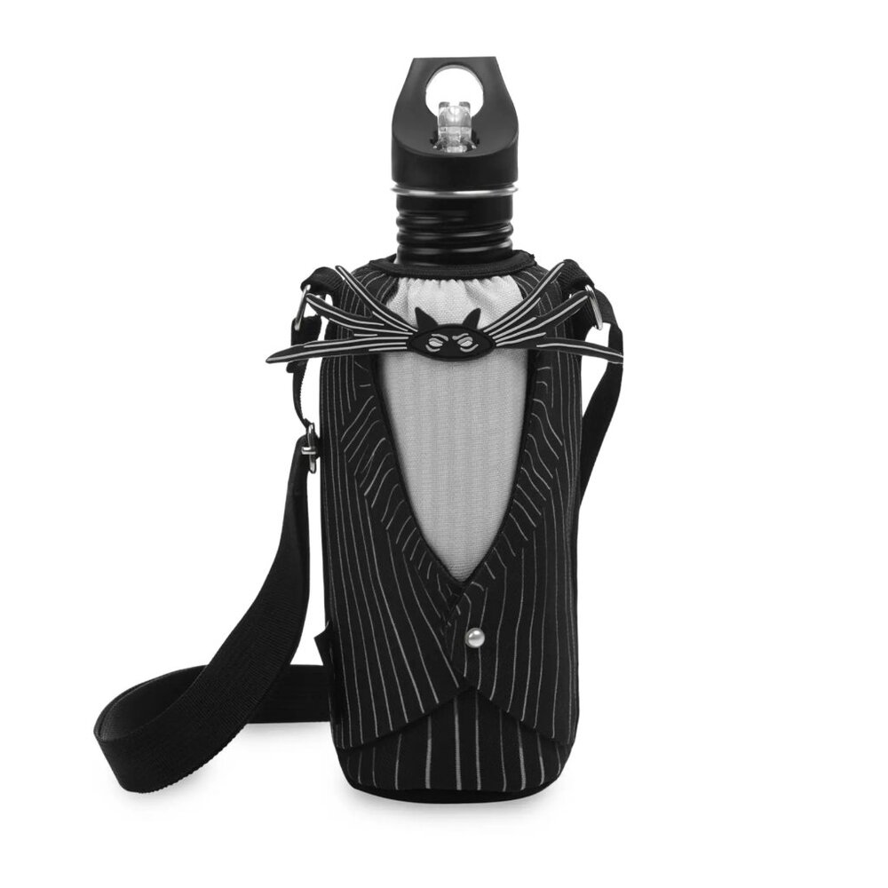 Disney NBC Jack Skellington Stainless Steel Water Bottle and Cooler Tote - NWT